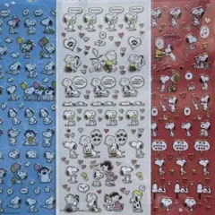 Vintage PEANUTS Hallmark シール 3枚セットのサムネイル