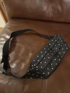 【新品未使用】ダンヒル　ドット柄ウエストポーチ