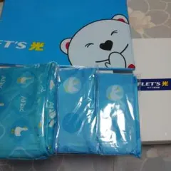 非売品セット　Aflacエコバッグ（3つ）フレッツのレジャーシートと膝掛け