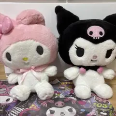 サンリオ マイメロディ クロミ ぬいぐるみ 2体セットのサムネイル