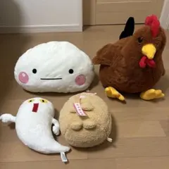 アミューズメント：ぬいぐるみセット 雲・鶏・おばけ・すみっコぐらし