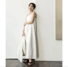 ur's ユアーズ　ふくれジャガードホルターキャミワンピースのサムネイル