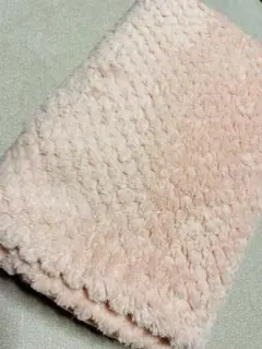 パイナップルボア生地 ライトピンク