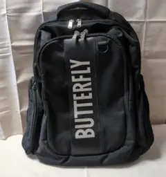 中古美品 BUTTERFLY ブラックバックパック