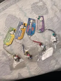 激レア☆ご当地限定ハローキティ◆ストラップ4点セット