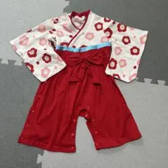 【80cm】袴ロンパース