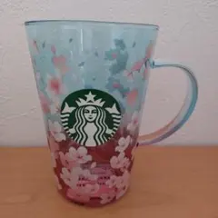 【スタバ】SAKURA2025 耐熱グラスマグ