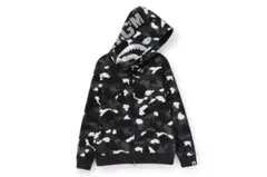 BAPE 迷彩シャークフードパーカー GINZA EXCLUSIVE - メルカリ