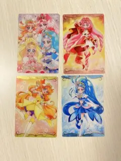 【4枚セット】Go！プリンセスプリキュア ウエハースカード