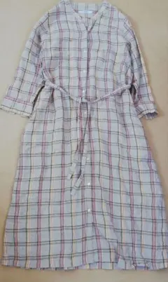 relume JOURNAL STANDARD チェック ロングシャツワンピース