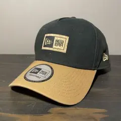 NEW ERA キャップ コルクロゴ ブラック×ベージュのサムネイル