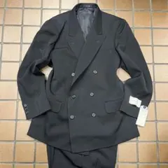新品 AB3 XS ダブルスーツ ブラック 日本製高級 礼服 喪服 冠婚葬祭