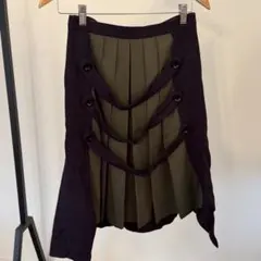 PAMEO POSE ダークパープル プリーツスカート Sのサムネイル