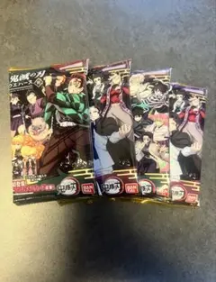 鬼滅の刃 ウエハース10 未開封　4個セット　鬼滅カード
