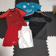 Nike サッカーウェアとLuz e Sombra size140150cm