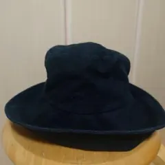 ブラック コットン バケットハット