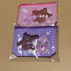 しずくちゃん クリアポーチ　うるおいちゃん　ロゼちゃん　ガチャガチャ