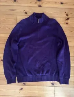 Polo by Ralph Lauren ハーフジップニット　パープルのサムネイル