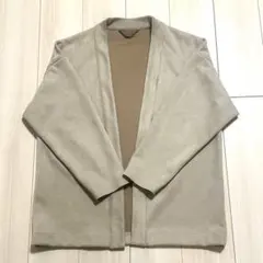 【美品】GLOBALWORK スウェードライク カーディガン