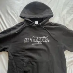 mahargrid. フード付きパーカー ブラック