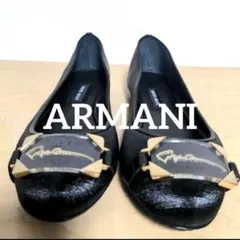 cf23. ARMANI パンプス 黒 22.5cmのサムネイル