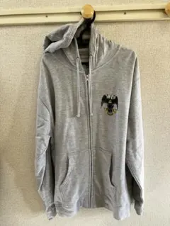 THEORIES グレー ジップパーカー L