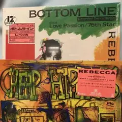 レベッカ BOTTOM LINE他 12inchシングル 2枚セット (中古品)