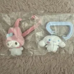 カラフルカラビナマスコットチャーム シナモロール＆マイメロディ