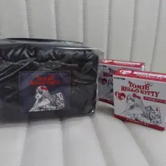 富江×ハローキティ マルチポーチ アクリルピンズ セット