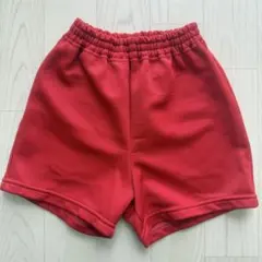 幼稚園　保育園　体操服ショートパンツ 赤 130サイズ