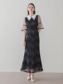 スパンコールボタニカルマーメイドボレロ2WAYワンピースドレス - メルカリ