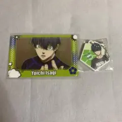 ブルーロック ブルロ メタリックカード くら寿司 ラバーチャーム 潔世一