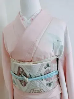 付下げ　帯　帯揚げ　帯締め4点　153cm　練習用