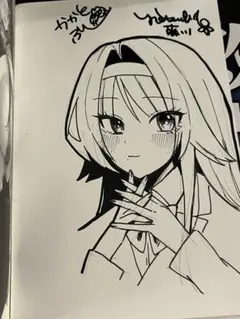 乙女のおかず　藤川よつ葉　かかとぶし　 手描きイラスト 直筆サイン入り 2026年最新】#乙女のおかずの人気アイテム - メルカリ