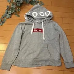 COLZA パーカー グレー M フード付き　フード付きパーカー　トップス