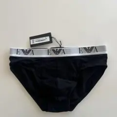 エンポリオアルマーニ　メンズビキニ　M-ML(M) 黒　ビキニブリーフ　男性下着のサムネイル