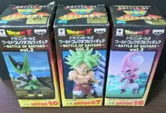 た*ぬ様 【未開封】ドラゴンボールＺワールドコレクタブルフィギュア 3体セット