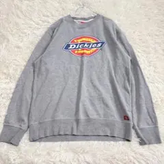 4389 良品✨ディッキーズ ビッグロゴ長袖トレーナー スウェット プリント