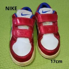 お買得品❗️✨️Nike ✨️赤白スニーカー ベルクロストラップ17cm