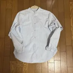 GU ラッフルスリーブブラウス ブルー XS