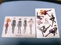 エヴァンゲリオン　ポストカード　アスカ　綾波