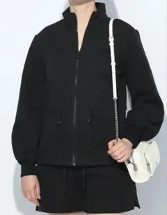 【今季2025SS・新品】MACKAGE バルーンスリーブブルゾン M ブラック