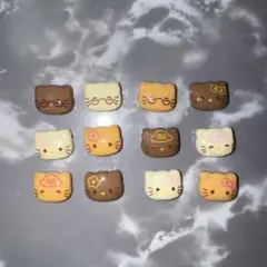 【新品未使用】 ハローキティ サンリオ デコレーションパーツ ミニパーツ