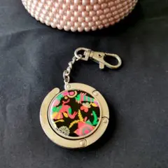 バッグハンガー 花柄 キーホルダーのサムネイル