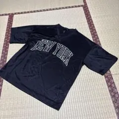 H&M NEW YORK オーバーサイズTシャツ Lブラック