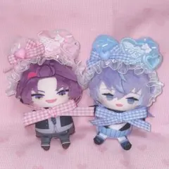 にじぱぺっと にじぱぺ ヘッドドレス ぬい服 猫耳 ピンク 水色 猫 ハート