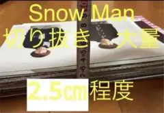 Snow Man 雑誌　切り抜き　大量　2.5㎝程度