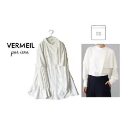 VERMEILpariena/ヴェルメイユパーイエナ ジョーゼットケープブラウスのサムネイル