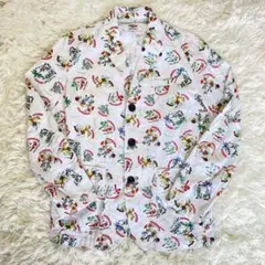 希少✨Dickies ディッキーズ 総柄 テーラードジャケット M ワーク 派手のサムネイル