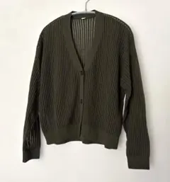 【ユニクロ】メッシュ長袖カーディガン（XL）
